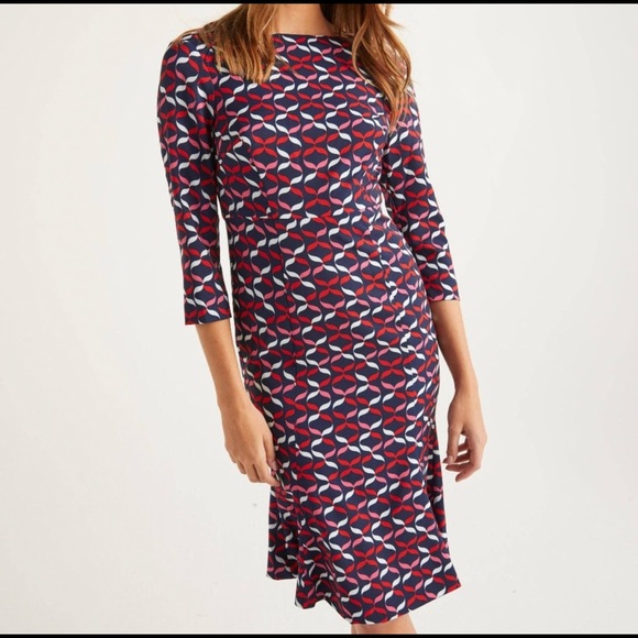 Nwt Boden Violette Dress 6r 